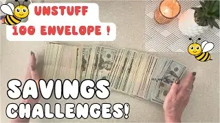 💎 ALL NEW Savings Challenges AND Unstuff 100 Envelope Challenge