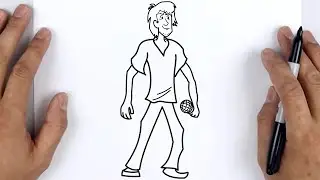 HOW TO DRAW SHAGGY ROGERS | Friday Night Funkin (FNF) - Easy Step By Step Tutorial For Beginners