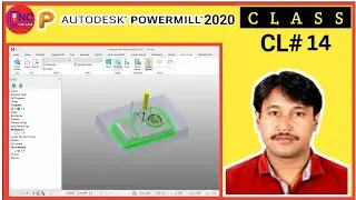 #14  Roughing Plunge Mill | Powermill 2020 | Autodesk Powermill 2020 |