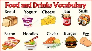 Lesson 4: Food and Drinks Vocabulary in English | Learn English easily