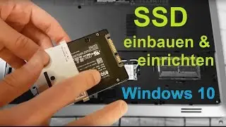 How to Install a SSD in a Laptop an load Windows 10 - TUTORIAL [guide, desktop, english subs]