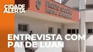 Entrevista com pai de Luan, menino baleado por atirador em Cambé