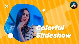 Colorful Slideshow Animation | DaVinci Resolve Tutorial | Step by Step!