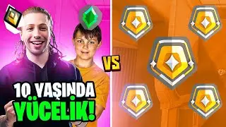 10 YAŞINDA YÜCELİK + 1 RADİANT vs 5 GOLD | Valorant