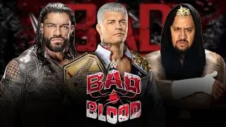 Roman Reigns Vs Cody Rhodes Vs Solo Sikoa In Bad Blood .