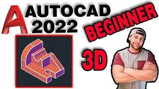 3D Modeling 101 Beginner Tutorial \\ AutoCAD 2022