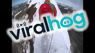 Matterhorn Climbing Walking on the Razors Edge || ViralHog