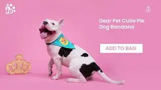 Dog Bandanas I Dog Accessories I Dear Pet I Pet Products I