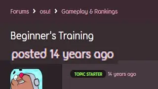 Reviewing a 2008 osu! beginner guide