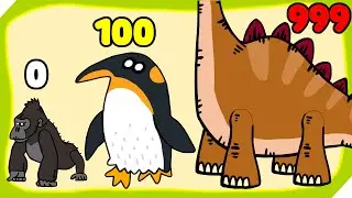 На ЗООПАРК НАПАЛИ динозавры! Merge Animals My Perfect Zoo