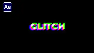 After Effects: Glitch Text Animation | FREE Project File