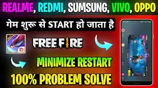 How To Solve Free Fire Background Restart Problem | Minimize Restart Problem In Free Fire