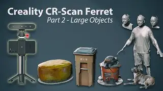 CR-Scan Ferret Part 2 - Portable large object scans using phone, plus face and body scans! Creality