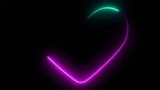 Colourful Heart Overlay | Colourful Neon Heart Overlay | Heart Video | HD Heart videos | Backgrounds