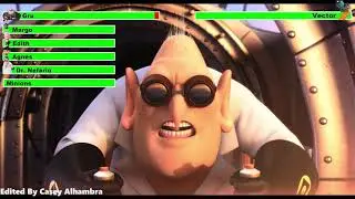 Despicable Me (2010) Final Battle with healthbars