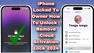 iPhone Locked To Owner How To Unlock | Remove iCloud Activation Lock 2024