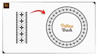 How To Create a Seamless Pattern Brush in Adobe Illustrator Tutorial - Step By Step (Easy Tutorial)