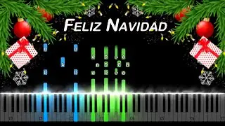 José Feliciano - Feliz Navidad Piano Tutorial