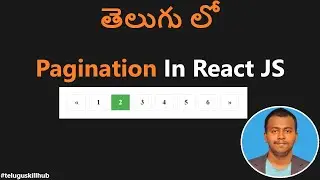 Pagination in React JS in telugu