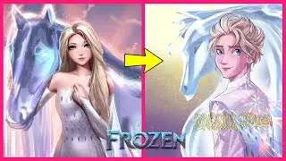 ❄ FROZEN 2 and 1 ❄ Characters GENDER SWAP 👉