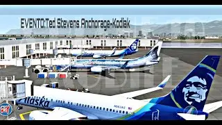 Ted Stevens Anchorage🛫🛬Kodiak/Evento multijugador/X Plane 10 Mobile