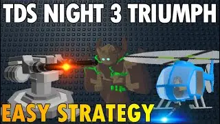 TDS EPIC NIGHT 3 SOLAR ECLIPSE EVENT TRIUMPH!  Easy Strategy, Tower Defense Simulator (Roblox)