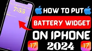 How to put battery widget on iPhone 2024 | How to add battery widget on iPhone 2024 | iOS 17 | iOS14