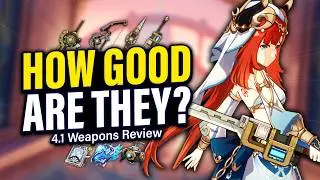 NEW FONTAINE WEAPONS WORTH BUILDING? 4.1 Gacha & F2P Weapons Review | Genshin Impact