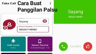 Cara Buat Panggilan Palsu Di Android