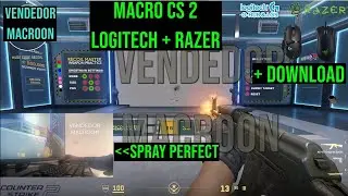 CS2 No Recoil Macro - LOGITECH + RAZER - LIFETIME ATUALIZADO