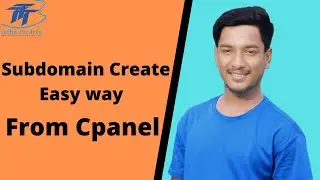 How to create subdomain from Cpanel | subdomain Create Easy way | TuHin The Tech | T3