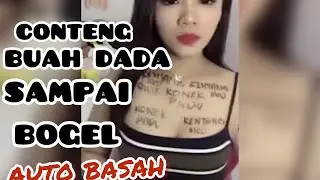 CEWEK CANTIK TULIS BUAH DADA