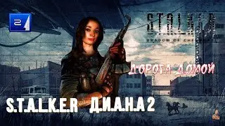 ☣️S.T.A.L.K.E.R. (Секрет Дианы) Диана 2☣️часть 2☣️дорога домой☣️финал мода☣️