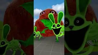 SMILING CRITTERS DRAGON MONSTERS & POU BOU'S REVENGE FAMILY SIZE COMPARISON in Garry's Mod