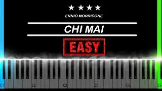 Ennio Morricone - Chi Mai Easy Piano Tutorial