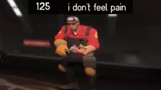 he dont feel pain