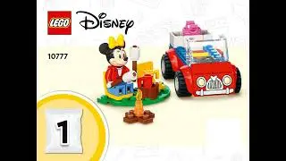 LEGO 10777 Mickey Mouse and Minnie Mouse's Camping Trip, Building Instruction, part1