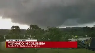 Tornado in Columbia, TN