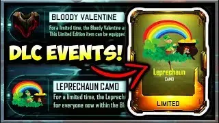 Black Ops 4 Leaked FREE DLC CAMOS Leaked! Valentines, St. Patricks Day, & Chinese New Year Events!