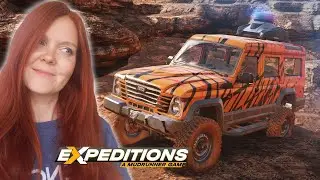 ПЕРЕПРАВА НА ПУЗЕ / Expeditions: A MudRunner Game первый взгляд / Еxpeditions a mudrunner game