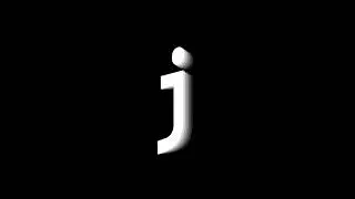 Letter J flip text effect in adobe illustrator #shorts