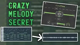 How to Make Crazy Melodies With HalfTime VST | FL Studio Melody Tutorial / HalfTime Tutorial 2019