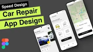 Day -3/10 Car Repair App UI Design in Figma | Figma Tutorial