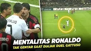 Awalnya Ngajak Gelut Duluan Lihatlah Pembalasan Ronaldo Kepada Gattuso di Lapangan