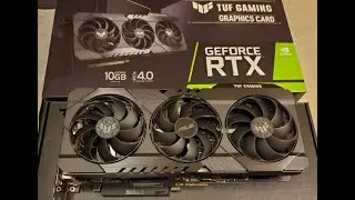 ASUS TUF RTX 3080 Unboxing and Overclocked benchmark run