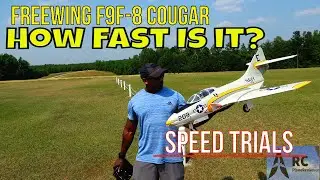 Insane Speeds Unleashed! Freewing F9F-8 Cougar Jet Speed Tests-You Won't Believe It! #rc #edf #rcjet