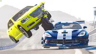 Street Racing Car Crashes #65 - BeamNG Drive Crashes