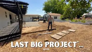 Backyard Patio is Going In! Prepping for the NEW Wood Burning Hot Tub from Goodland!