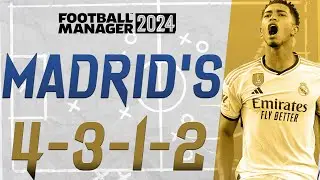 REAL MADRID'S 4-3-1-2 TACTIC IN FM24