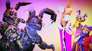 THE AMAZING DIGITAL CIRCUS EPISODE 2 VS FNAF SPRINGTRAP  MULTIVERSE